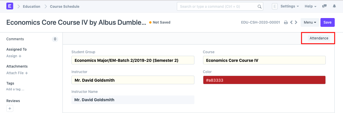 Course Schedule